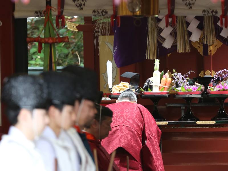 末社山王稲荷神社例祭