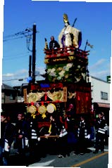 栃木市倭町三丁目の静人形の山車現状